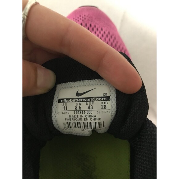 Nike Womens Air Zoom Pegasus 32 749344-600 Pink Running Shoes Sneakers Size 11 - Picture 8 of 8